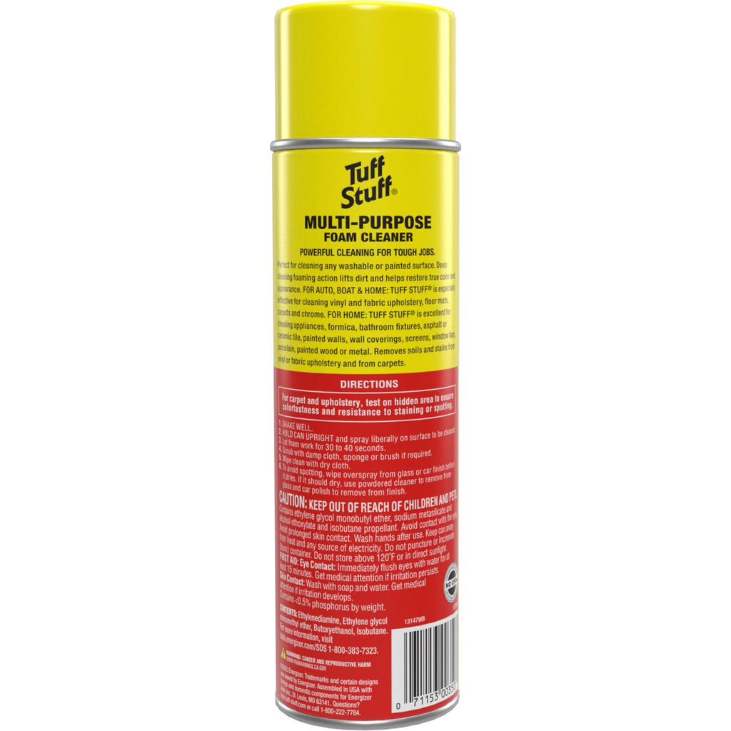 Revitalize Your Ride with Tuff Stuff Multi-Purpose Foam Cleaner - 22 OZ (2 Pack) for Ultimate Car Detailing