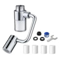 Rotatable Faucet Aerator Extension Cartridges 1440° 2-Mode Swivel for Bathroom Kitchen Chlorine Reduction Skin Face Eye Wash Connector Taps Thanksgiving Decor Black Friday Cyber Monday Christmas Gifts - Waterfaucet