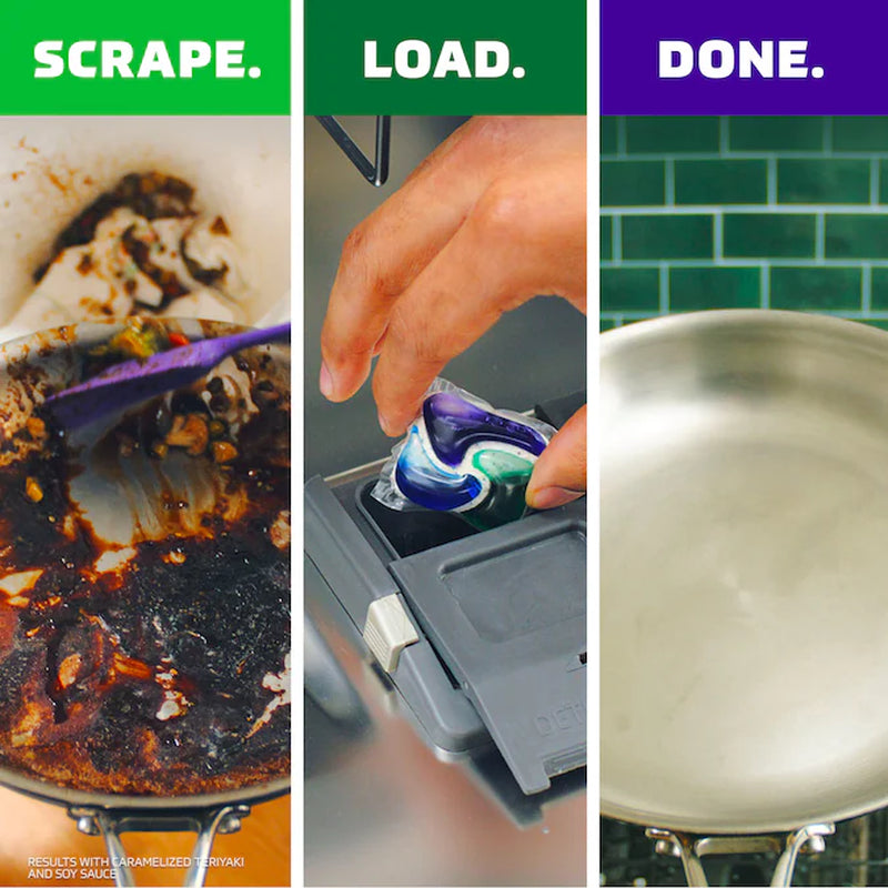 Experience Sparkling Clean Dishes with Cascade Platinum Plus 21-Count Fresh Scent Dishwasher Detergent