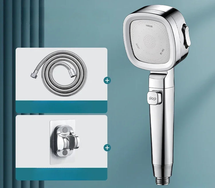 Revitalize Your Shower Experience with Our High Pressure Water Saving Shower Head - 3 Adjustable Modes for Ultimate Comfort!