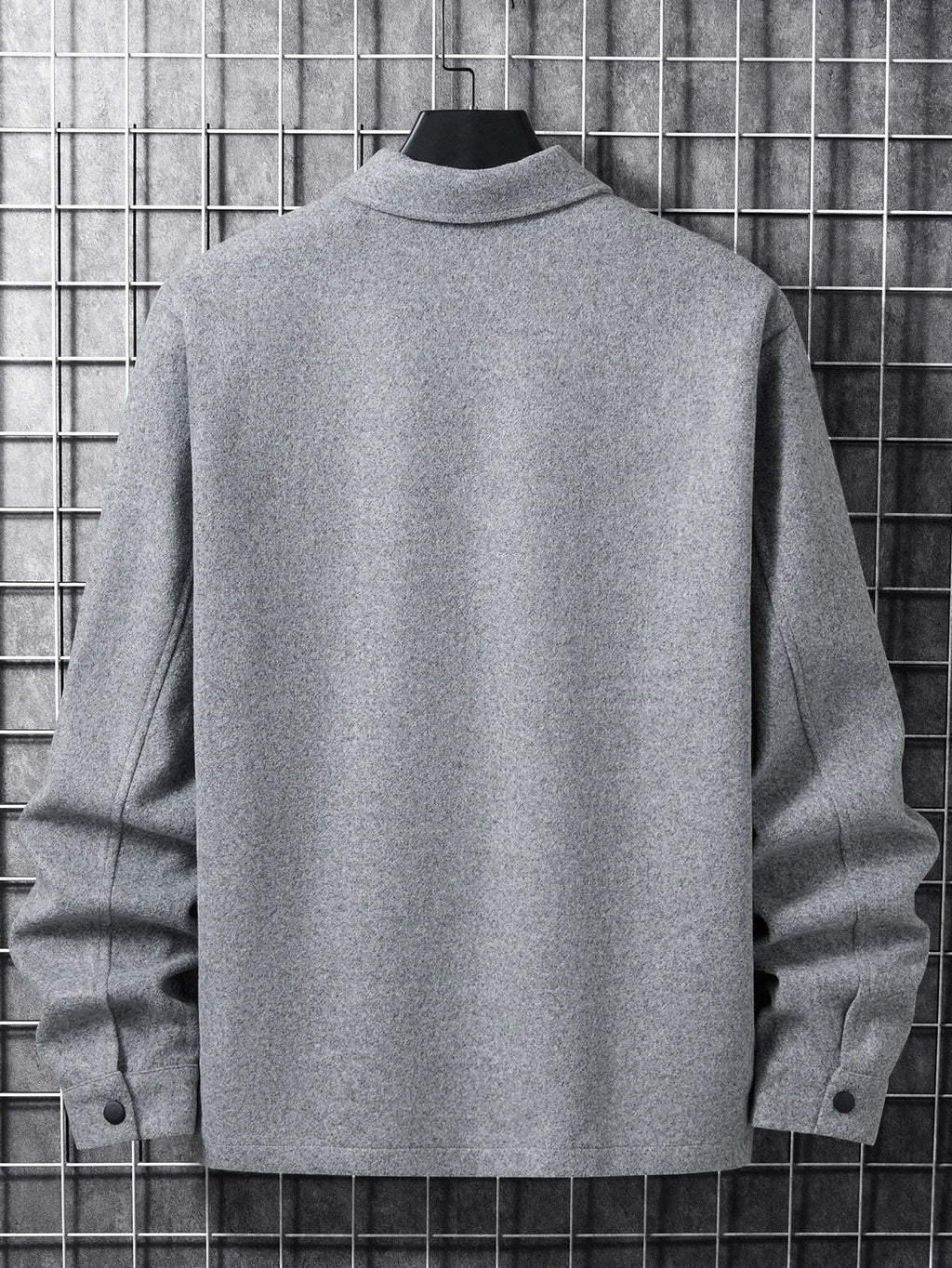 Elevate Your Style with the Manfinity Homme Men's Long Sleeve Casual Overcoat - Perfect for Fall and Winter Outings