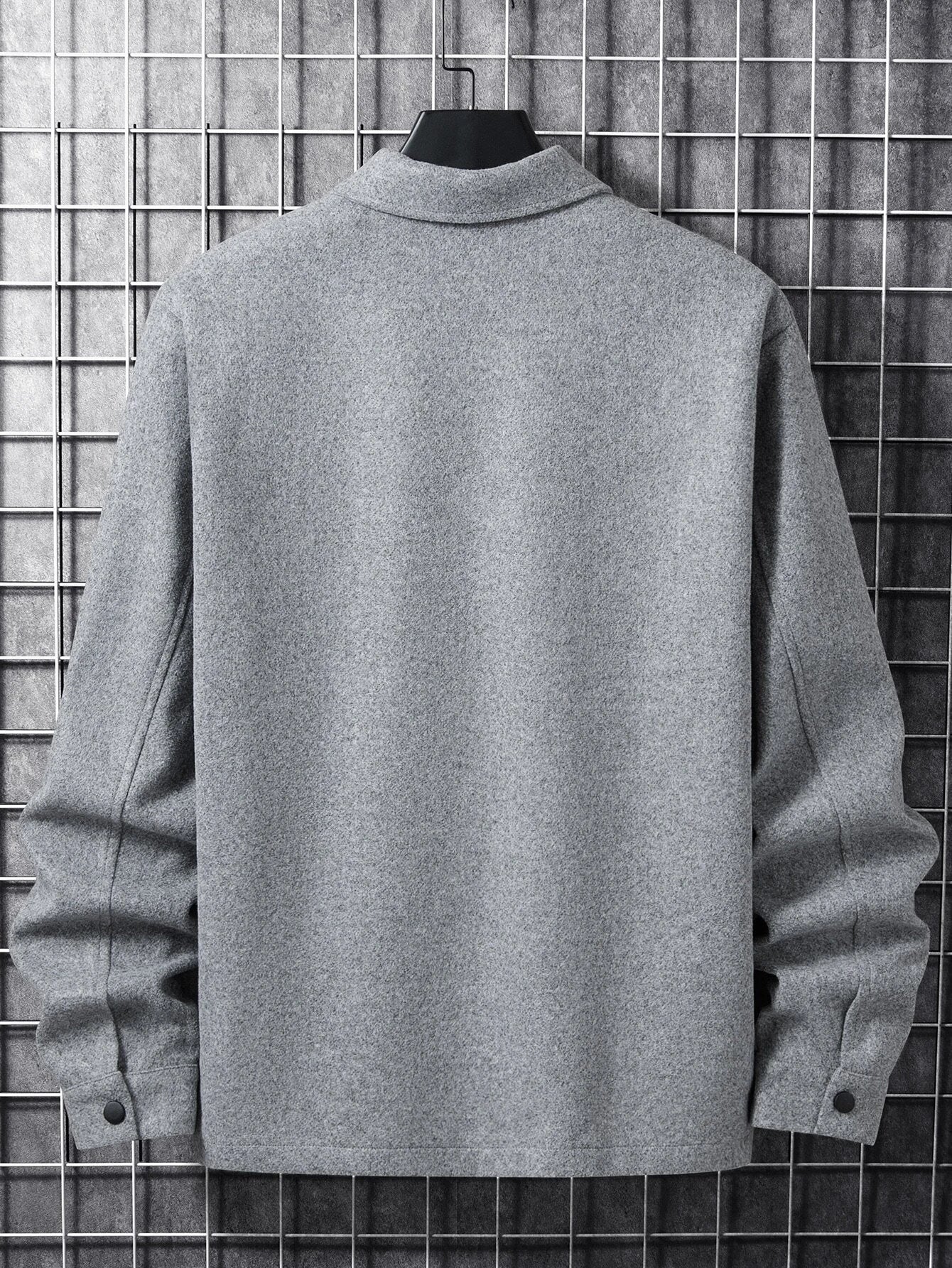 Elevate Your Style with the Manfinity Homme Men's Long Sleeve Casual Overcoat - Perfect for Fall and Winter Outings