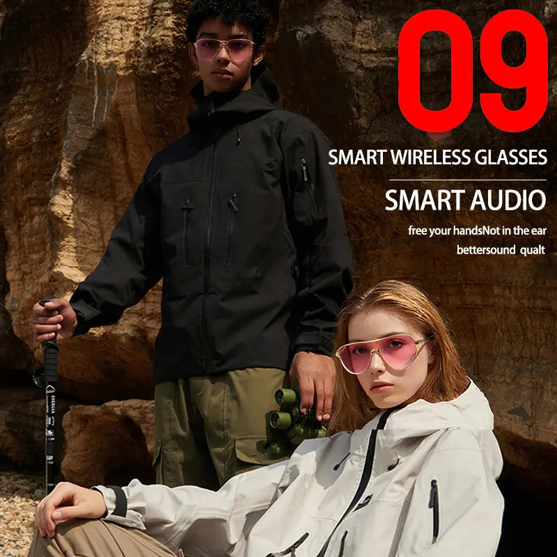 2026 New Smart Wireless Audio Glasses, Uv-Resistant Smart Glasses, Waterproof Glasses, Glasses That Can Answer Calls and Play Music, Glasses That Are Universal for Men and Women, Suitable for Leisure Sports and Running