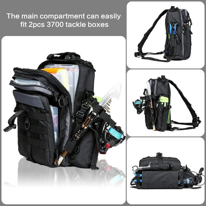 BLISSWILL Large Water-Resistant Fishing Backpack - Your Ultimate Outdoor Tackle Companion