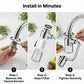Rotatable Faucet Aerator Extension Cartridges 1440° 2-Mode Swivel for Bathroom Kitchen Chlorine Reduction Skin Face Eye Wash Connector Taps Thanksgiving Decor Black Friday Cyber Monday Christmas Gifts - Waterfaucet