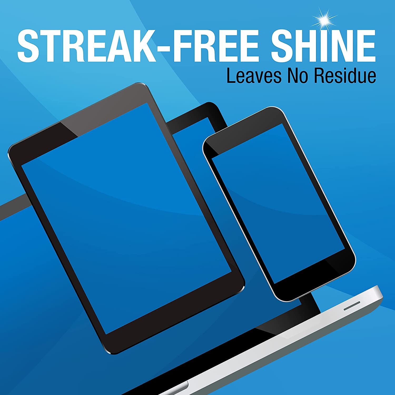 Miracle Wipes for Electronics - Ultimate Screen Cleaning Solution for TVs, Phones, Monitors & More - Includes Microfiber Towel - 30 Count Pack