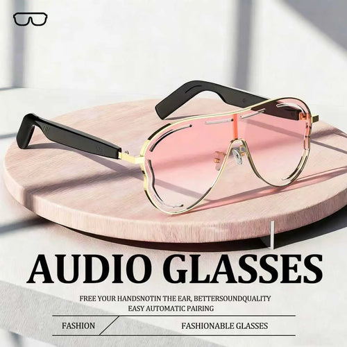 2026 New Smart Wireless Audio Glasses, Uv-Resistant Smart Glasses, Waterproof Glasses, Glasses That Can Answer Calls and Play Music, Glasses That Are Universal for Men and Women, Suitable for Leisure Sports and Running