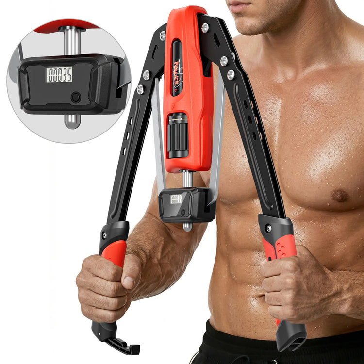 Transform Your Upper Body with the Twister Arm Trainer - Adjustable Hydraulic Power from 22 to 440 lbs for Ultimate Chest Workouts