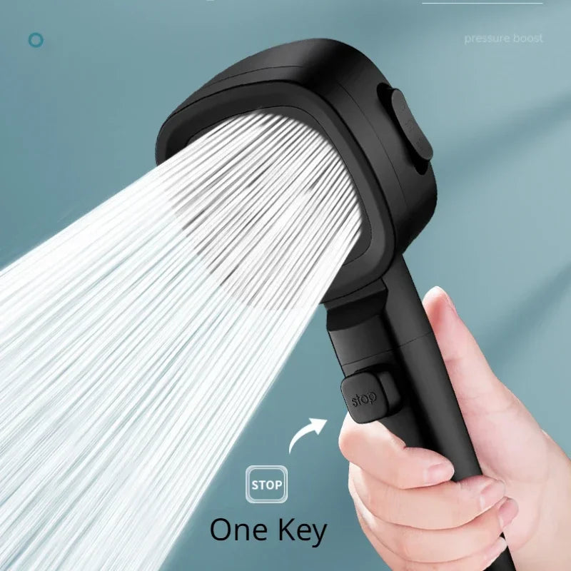 Revitalize Your Shower Experience with Our High Pressure Water Saving Shower Head - 3 Adjustable Modes for Ultimate Comfort!