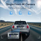 Experience Unmatched Clarity with Our Dual Dash Camera: 4K Front & 1080P Rear, 3" IPS Screen, 170° Wide Angle, Night Vision, G-Sensor & Loop Recording