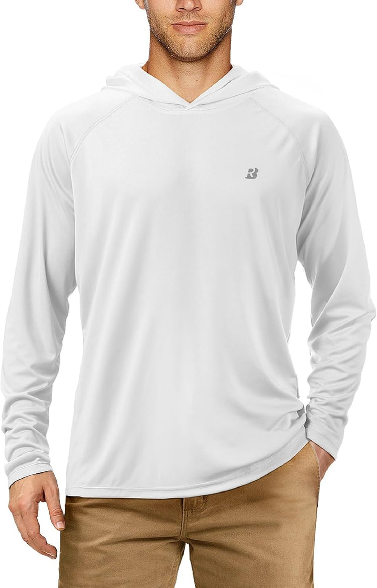 Ultimate UPF 50+ Fishing Hoodie for Men - Long Sleeve Sun Protection Shirt for All Outdoor Adventures