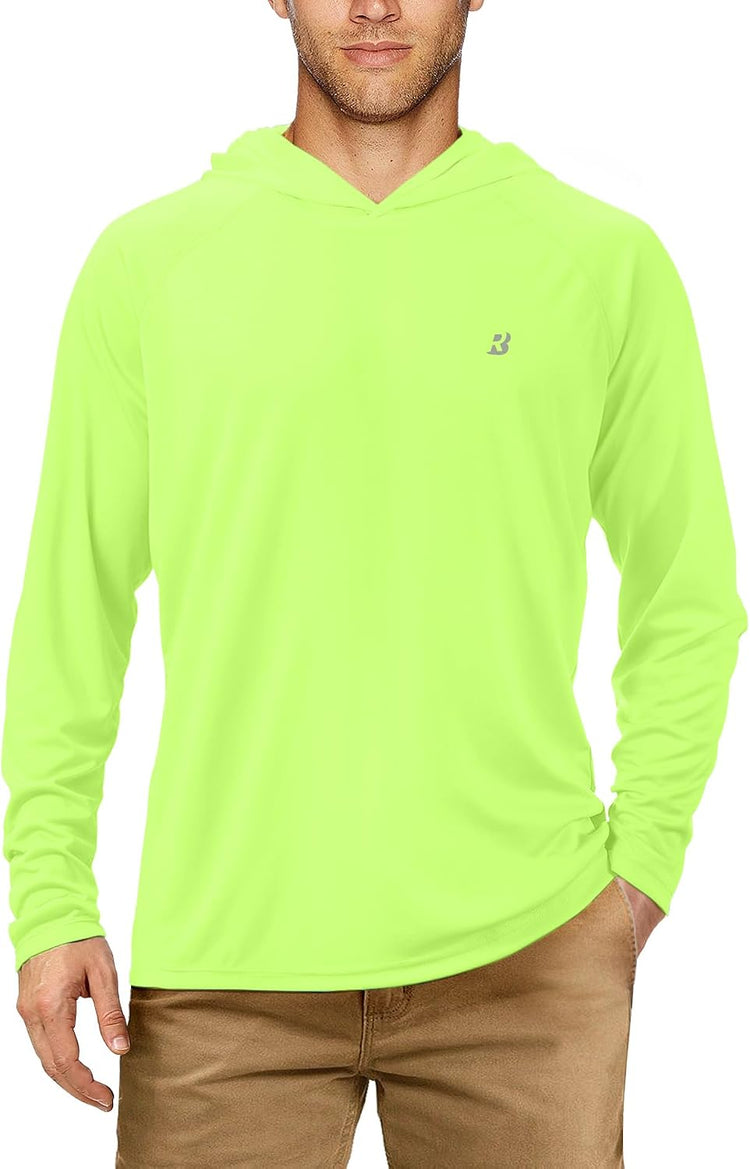 Ultimate UPF 50+ Fishing Hoodie for Men - Long Sleeve Sun Protection Shirt for All Outdoor Adventures