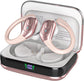 Bluetooth Headphones Wireless Earbuds 5.3 Sports Earbuds 75H Playtime IPX7 Waterproof LED Power Display over Ear Buds Deep Bass