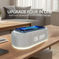 15W Wireless Chargers Pad Stand Alarm Bedroom Lamp Night Light Desktop Clock Temperature Thermometer Phone Fast Charging Dock