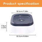 Revolutionary No Spill Floating Water Bowl for Large Dogs - Slow Feeder & Non-Slip Design