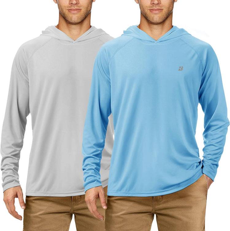 Ultimate UPF 50+ Fishing Hoodie for Men - Long Sleeve Sun Protection Shirt for All Outdoor Adventures