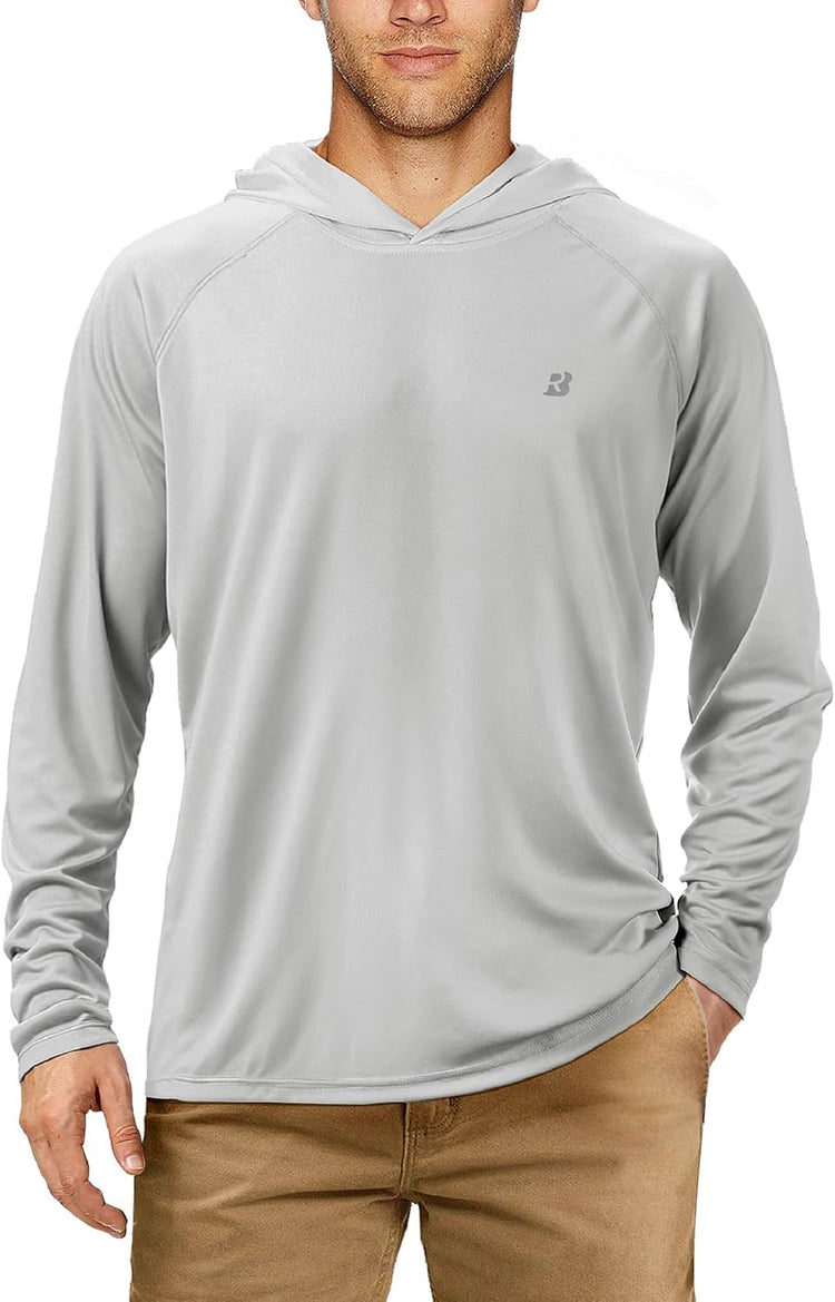 Ultimate UPF 50+ Fishing Hoodie for Men - Long Sleeve Sun Protection Shirt for All Outdoor Adventures
