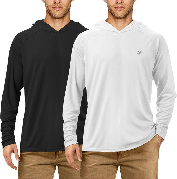 Ultimate UPF 50+ Fishing Hoodie for Men - Long Sleeve Sun Protection Shirt for All Outdoor Adventures
