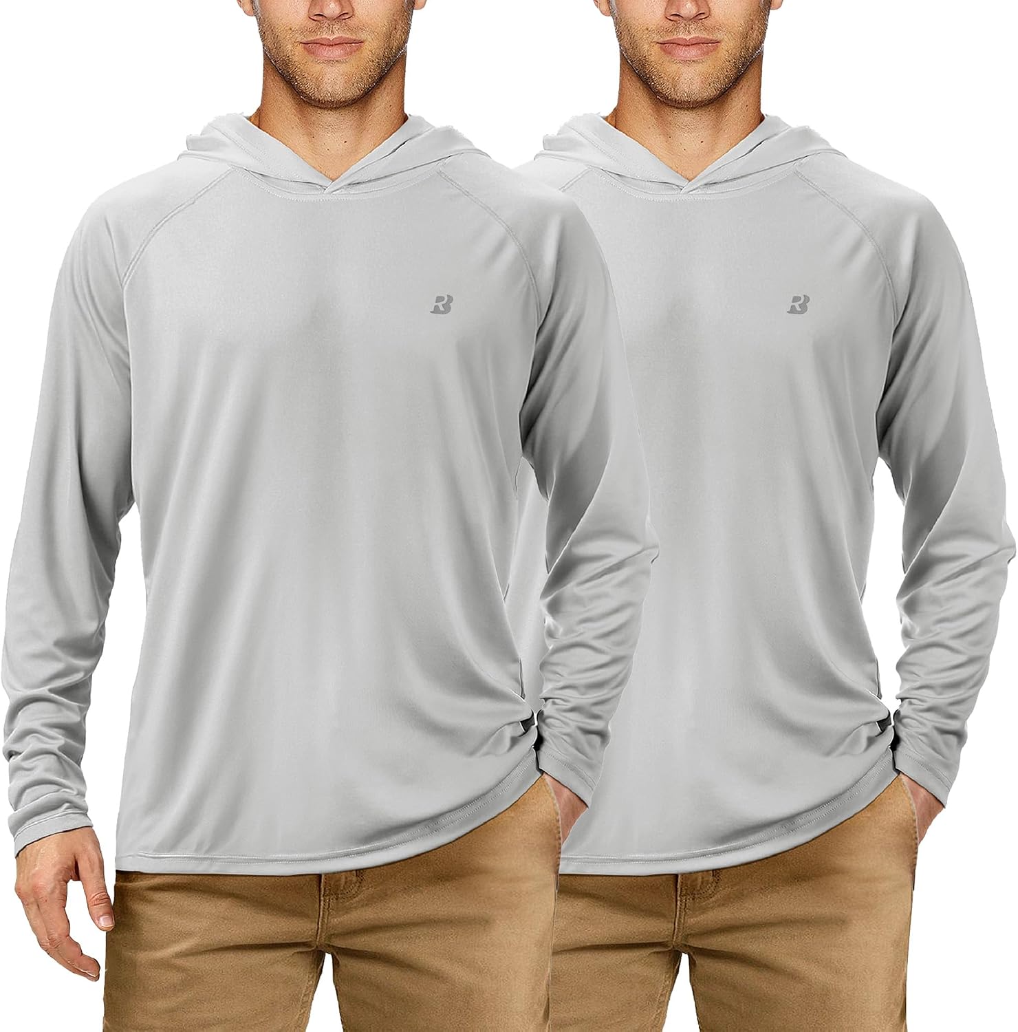 Ultimate UPF 50+ Fishing Hoodie for Men - Long Sleeve Sun Protection Shirt for All Outdoor Adventures