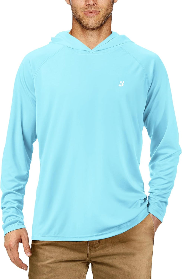 Ultimate UPF 50+ Fishing Hoodie for Men - Long Sleeve Sun Protection Shirt for All Outdoor Adventures