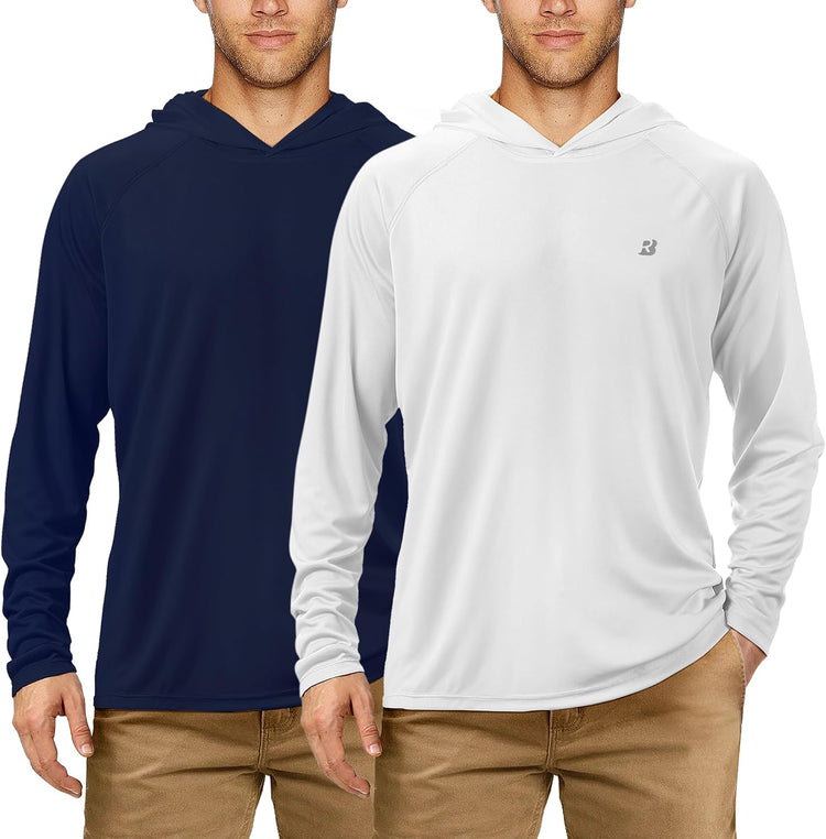 Ultimate UPF 50+ Fishing Hoodie for Men - Long Sleeve Sun Protection Shirt for All Outdoor Adventures