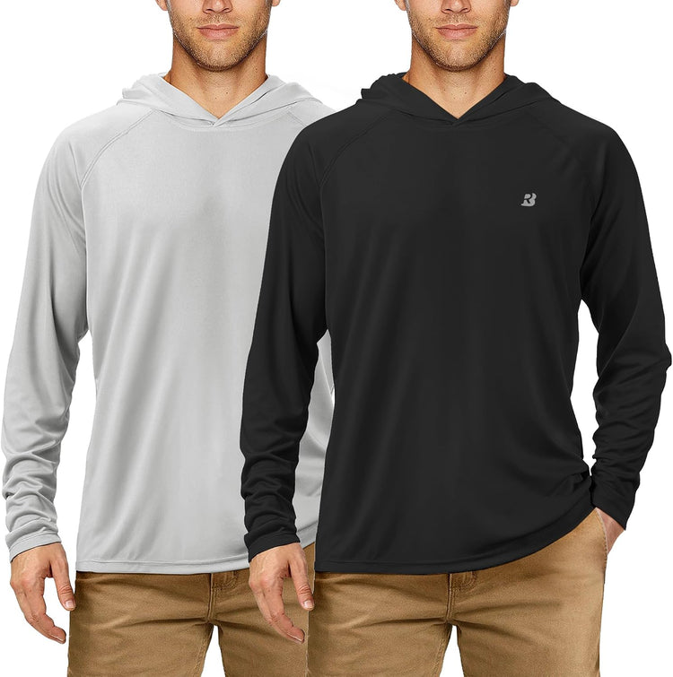 Ultimate UPF 50+ Fishing Hoodie for Men - Long Sleeve Sun Protection Shirt for All Outdoor Adventures