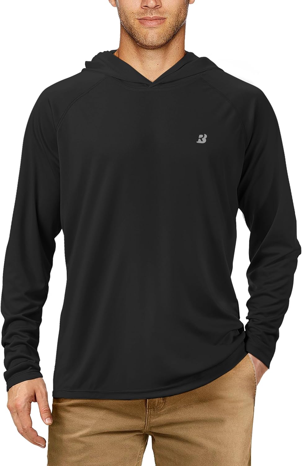 Ultimate UPF 50+ Fishing Hoodie for Men - Long Sleeve Sun Protection Shirt for All Outdoor Adventures