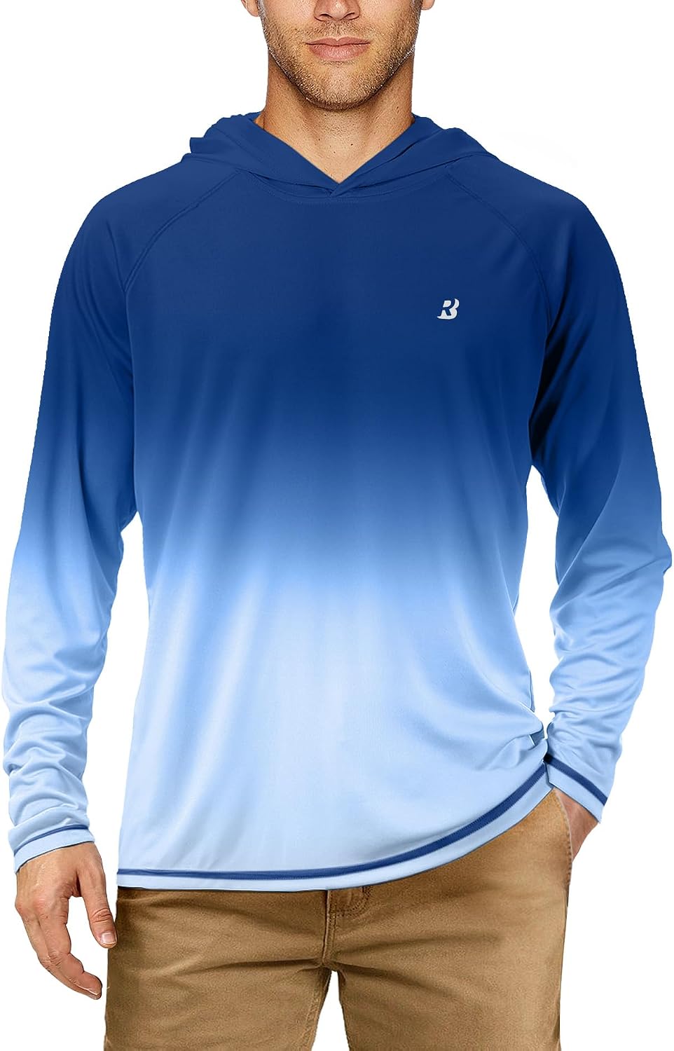 Ultimate UPF 50+ Fishing Hoodie for Men - Long Sleeve Sun Protection Shirt for All Outdoor Adventures