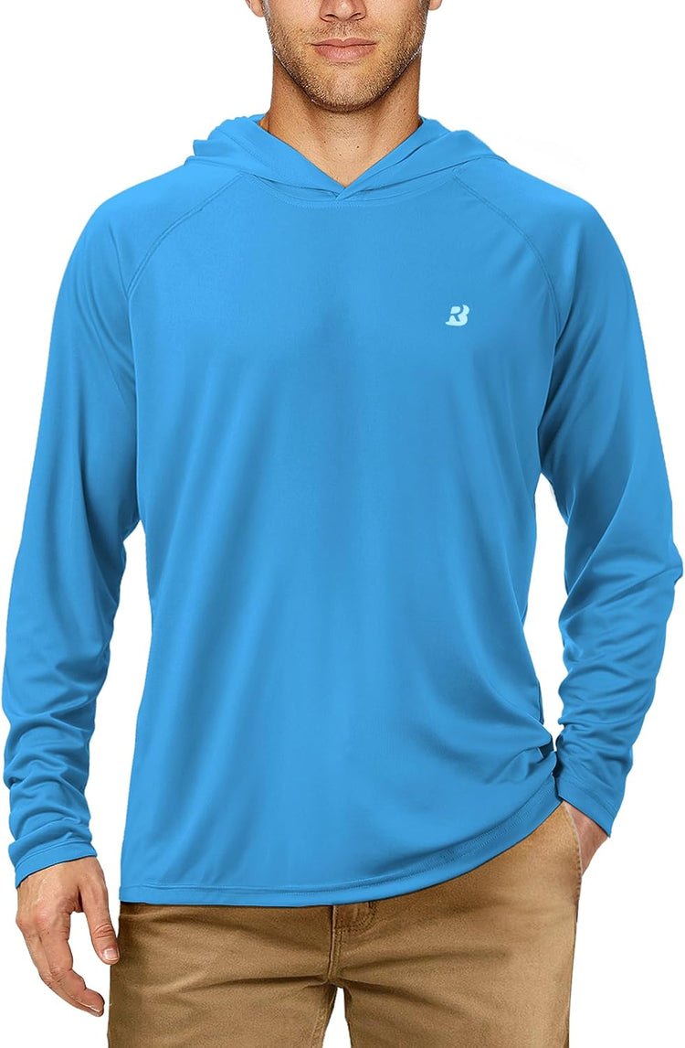 Ultimate UPF 50+ Fishing Hoodie for Men - Long Sleeve Sun Protection Shirt for All Outdoor Adventures