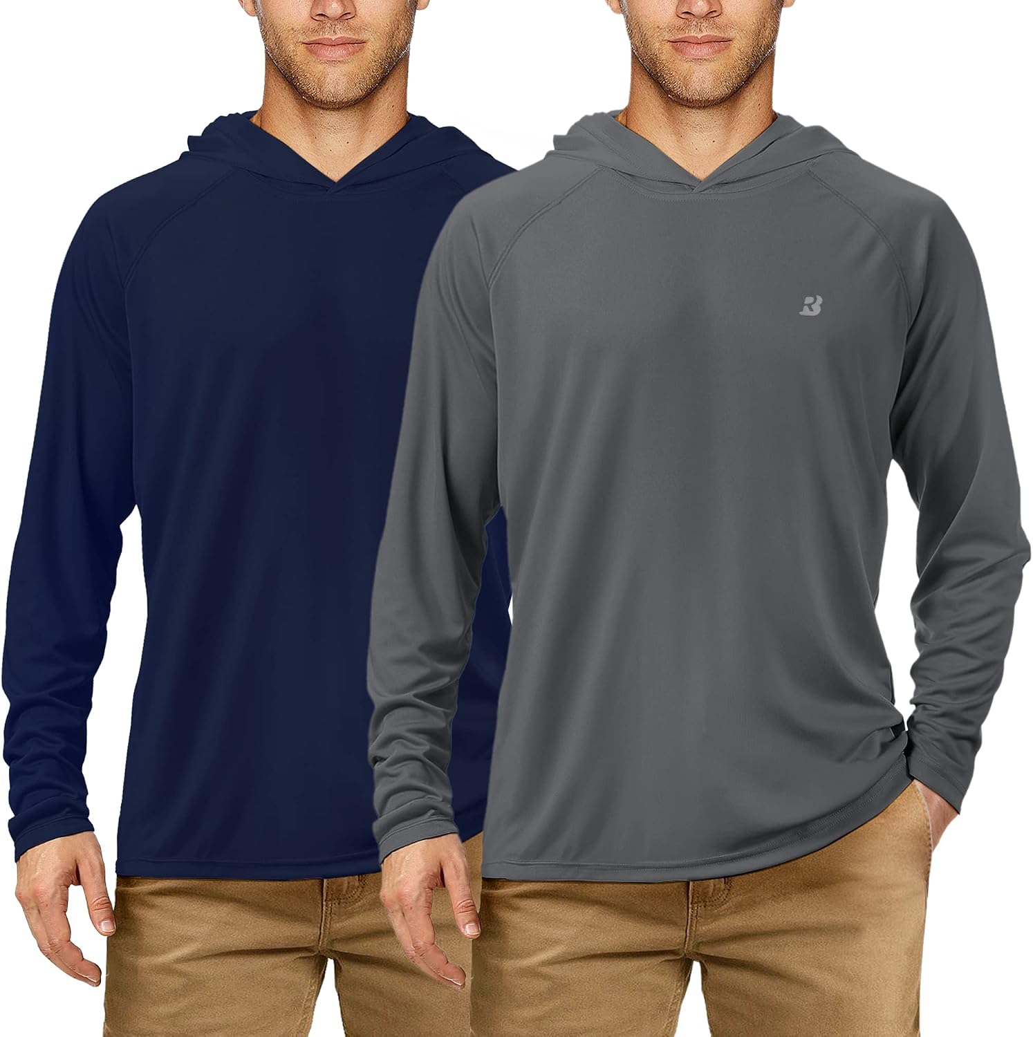 Ultimate UPF 50+ Fishing Hoodie for Men - Long Sleeve Sun Protection Shirt for All Outdoor Adventures
