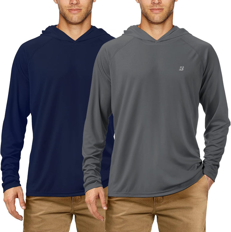 Ultimate UPF 50+ Fishing Hoodie for Men - Long Sleeve Sun Protection Shirt for All Outdoor Adventures
