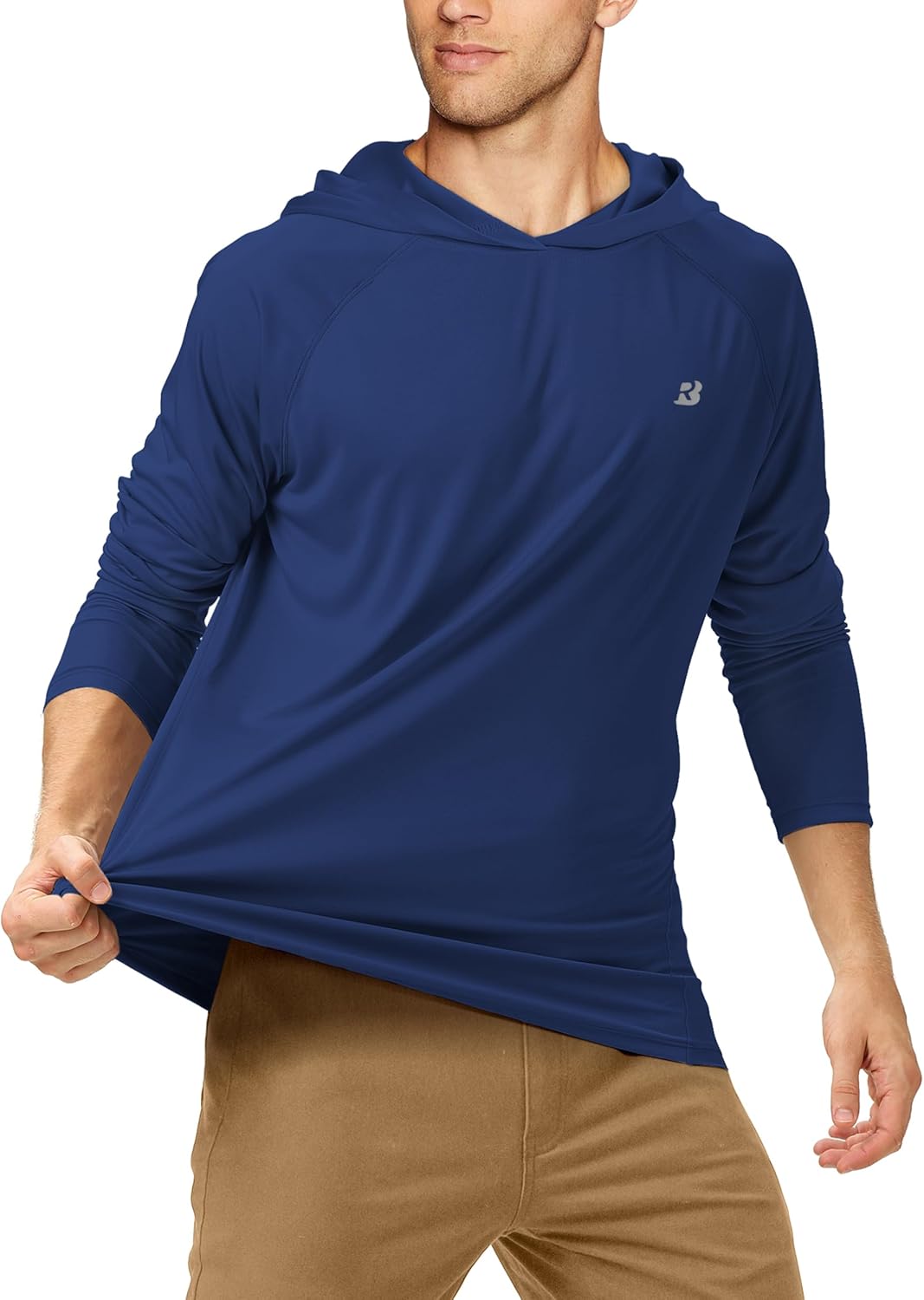 Ultimate UPF 50+ Fishing Hoodie for Men - Long Sleeve Sun Protection Shirt for All Outdoor Adventures