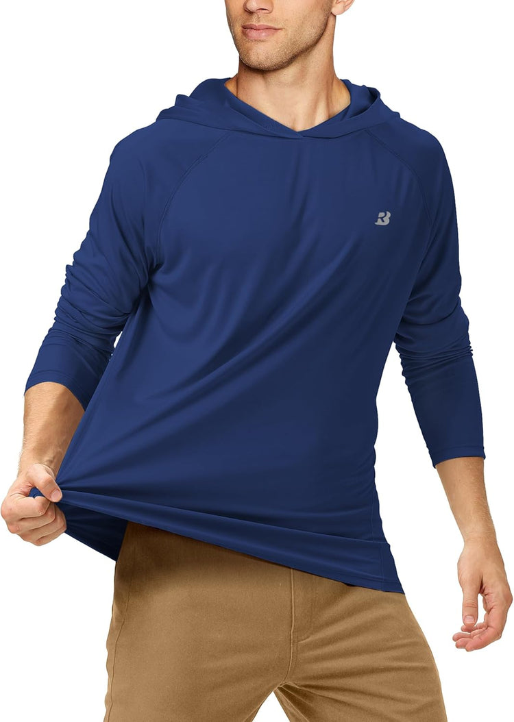 Ultimate UPF 50+ Fishing Hoodie for Men - Long Sleeve Sun Protection Shirt for All Outdoor Adventures