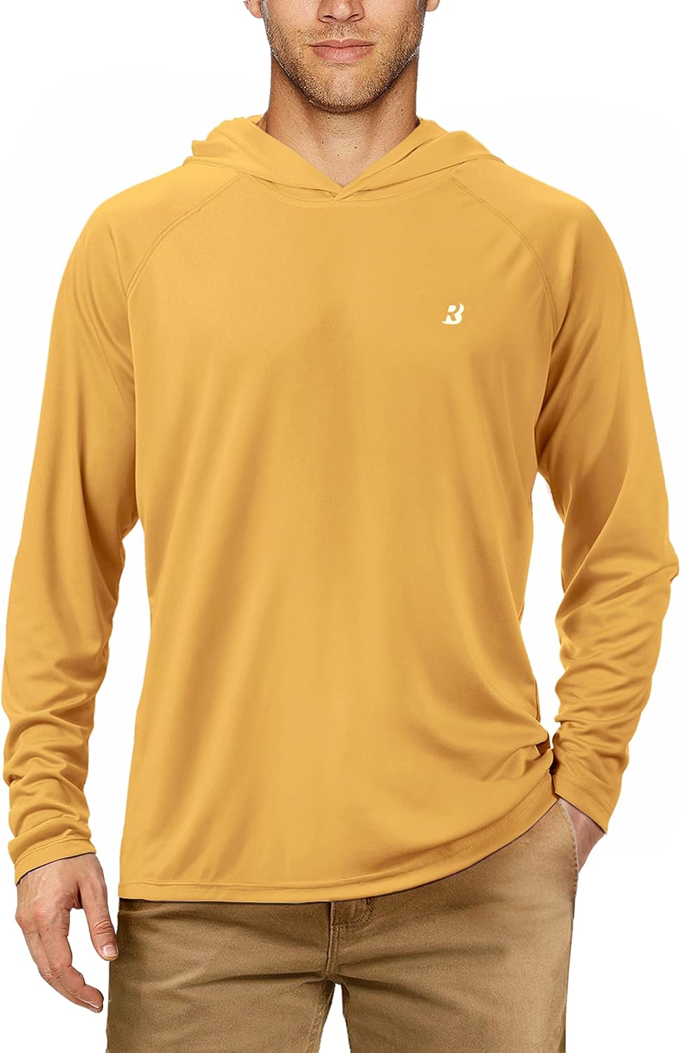 Ultimate UPF 50+ Fishing Hoodie for Men - Long Sleeve Sun Protection Shirt for All Outdoor Adventures
