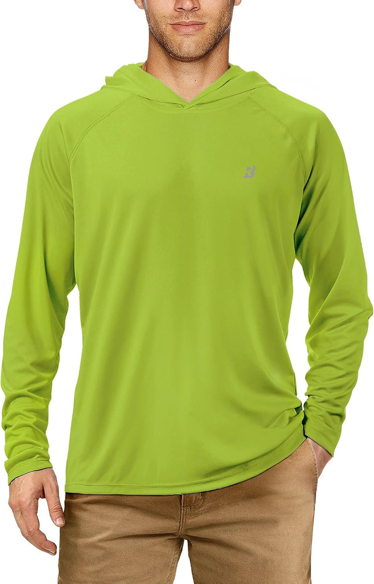 Ultimate UPF 50+ Fishing Hoodie for Men - Long Sleeve Sun Protection Shirt for All Outdoor Adventures