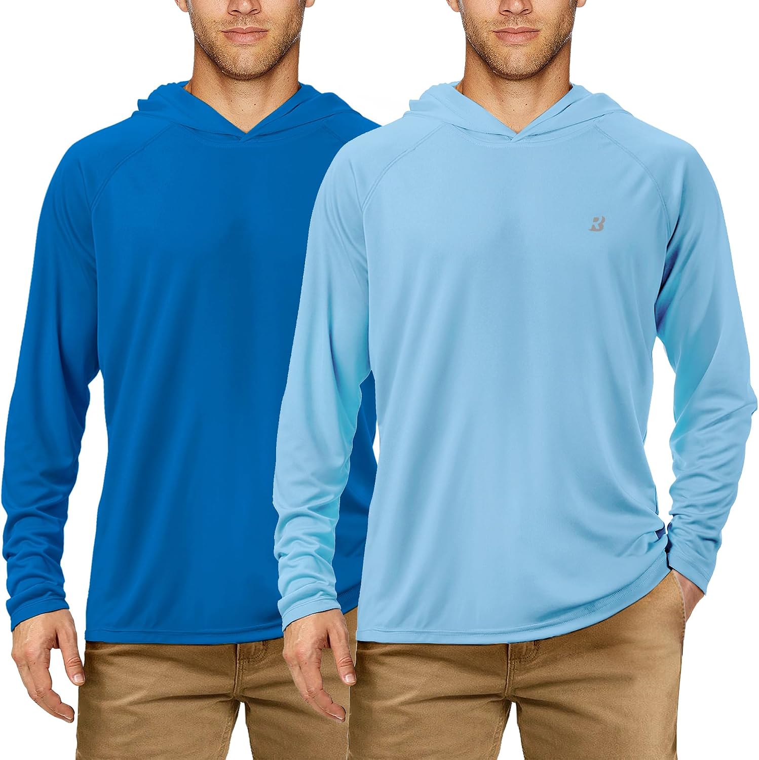 Ultimate UPF 50+ Fishing Hoodie for Men - Long Sleeve Sun Protection Shirt for All Outdoor Adventures