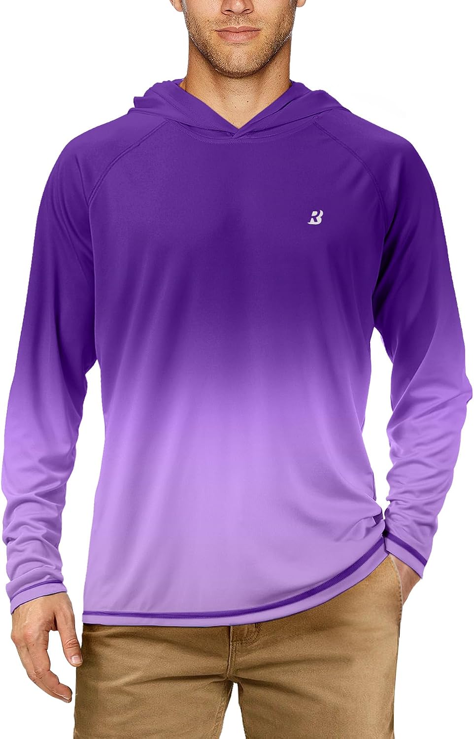 Ultimate UPF 50+ Fishing Hoodie for Men - Long Sleeve Sun Protection Shirt for All Outdoor Adventures