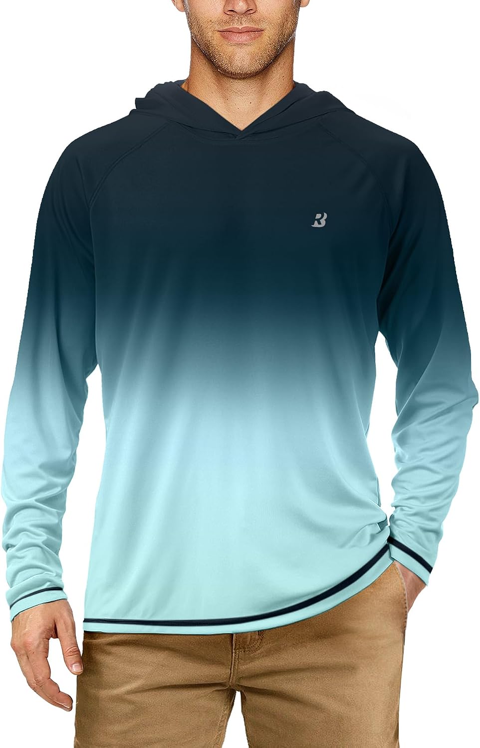 Ultimate UPF 50+ Fishing Hoodie for Men - Long Sleeve Sun Protection Shirt for All Outdoor Adventures