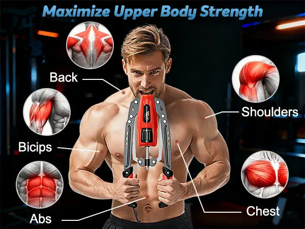 Transform Your Upper Body with the Twister Arm Trainer - Adjustable Hydraulic Power from 22 to 440 lbs for Ultimate Chest Workouts