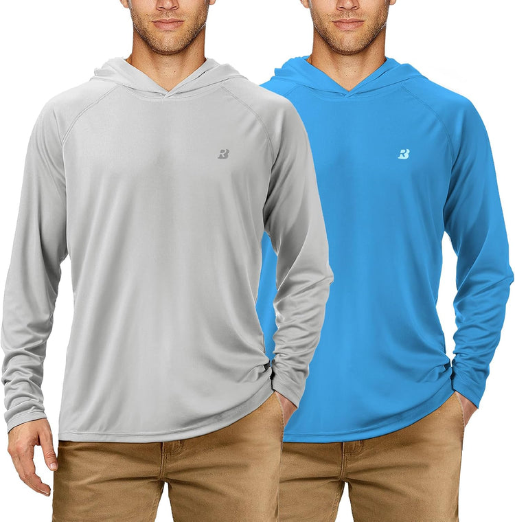 Ultimate UPF 50+ Fishing Hoodie for Men - Long Sleeve Sun Protection Shirt for All Outdoor Adventures