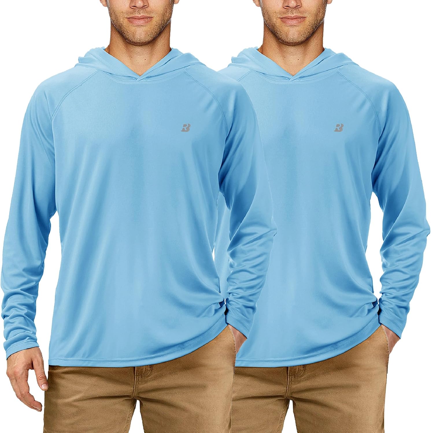 Ultimate UPF 50+ Fishing Hoodie for Men - Long Sleeve Sun Protection Shirt for All Outdoor Adventures
