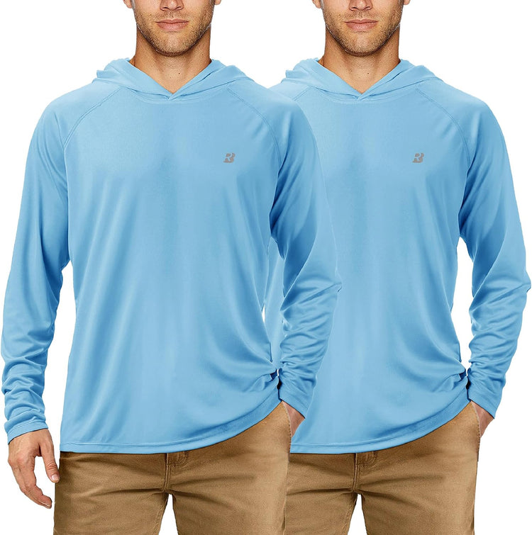 Ultimate UPF 50+ Fishing Hoodie for Men - Long Sleeve Sun Protection Shirt for All Outdoor Adventures