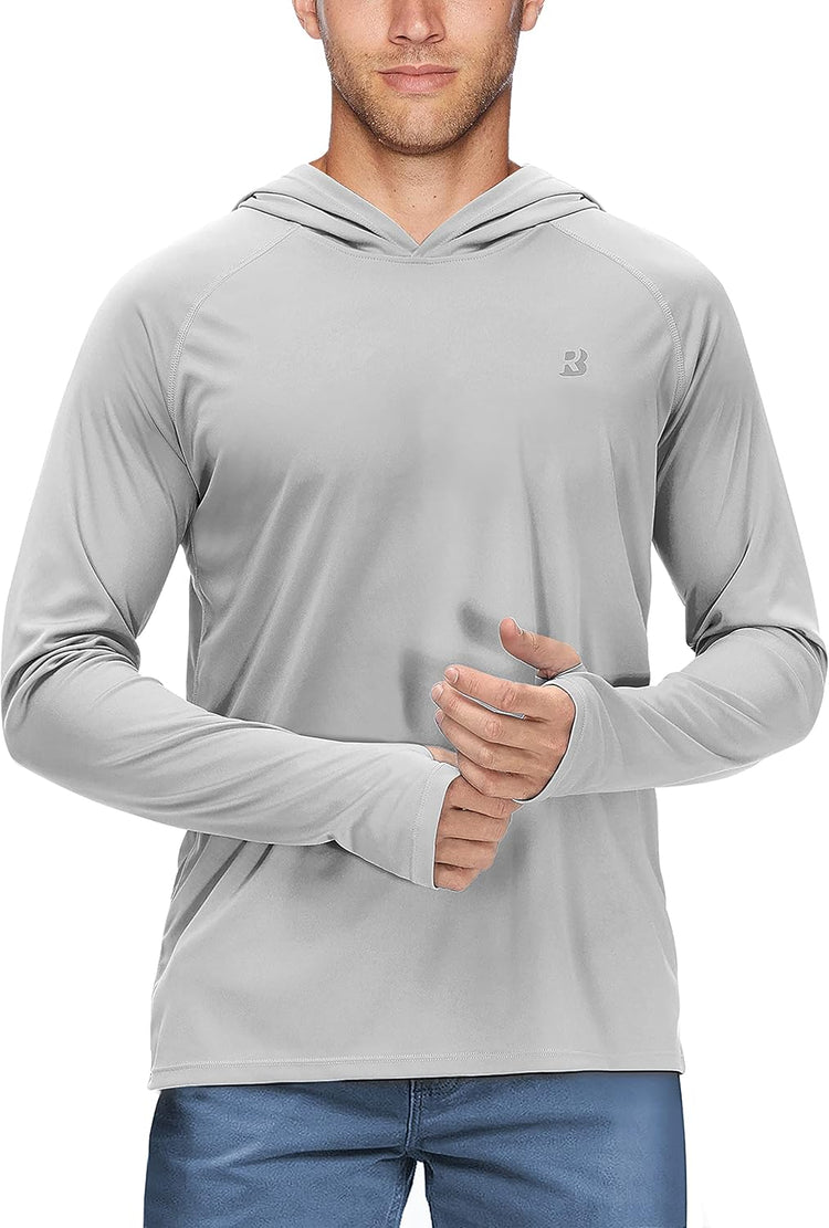 Ultimate UPF 50+ Fishing Hoodie for Men - Long Sleeve Sun Protection Shirt for All Outdoor Adventures