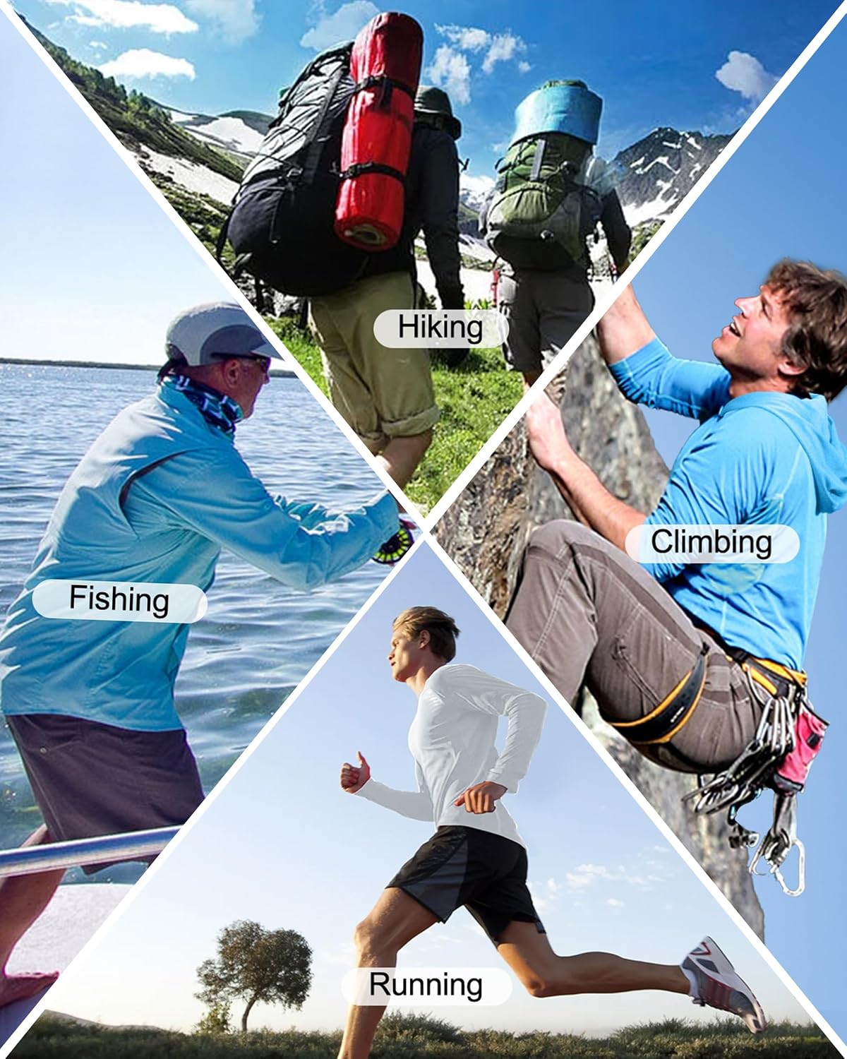 Ultimate UPF 50+ Fishing Hoodie for Men - Long Sleeve Sun Protection Shirt for All Outdoor Adventures