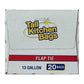 Revolutionary 13-Gallon Flap Tie Kitchen Trash Bags - 20 Durable, Leakproof Bags for Effortless Waste Management