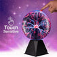 Illuminate Your Space with the 8-Inch Magic Plasma Ball Lamp - A Touch-Sensitive LED Night Light Perfect for Kids&