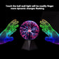 Illuminate Your Space with the 8-Inch Magic Plasma Ball Lamp - A Touch-Sensitive LED Night Light Perfect for Kids&