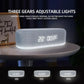 15W Wireless Chargers Pad Stand Alarm Bedroom Lamp Night Light Desktop Clock Temperature Thermometer Phone Fast Charging Dock