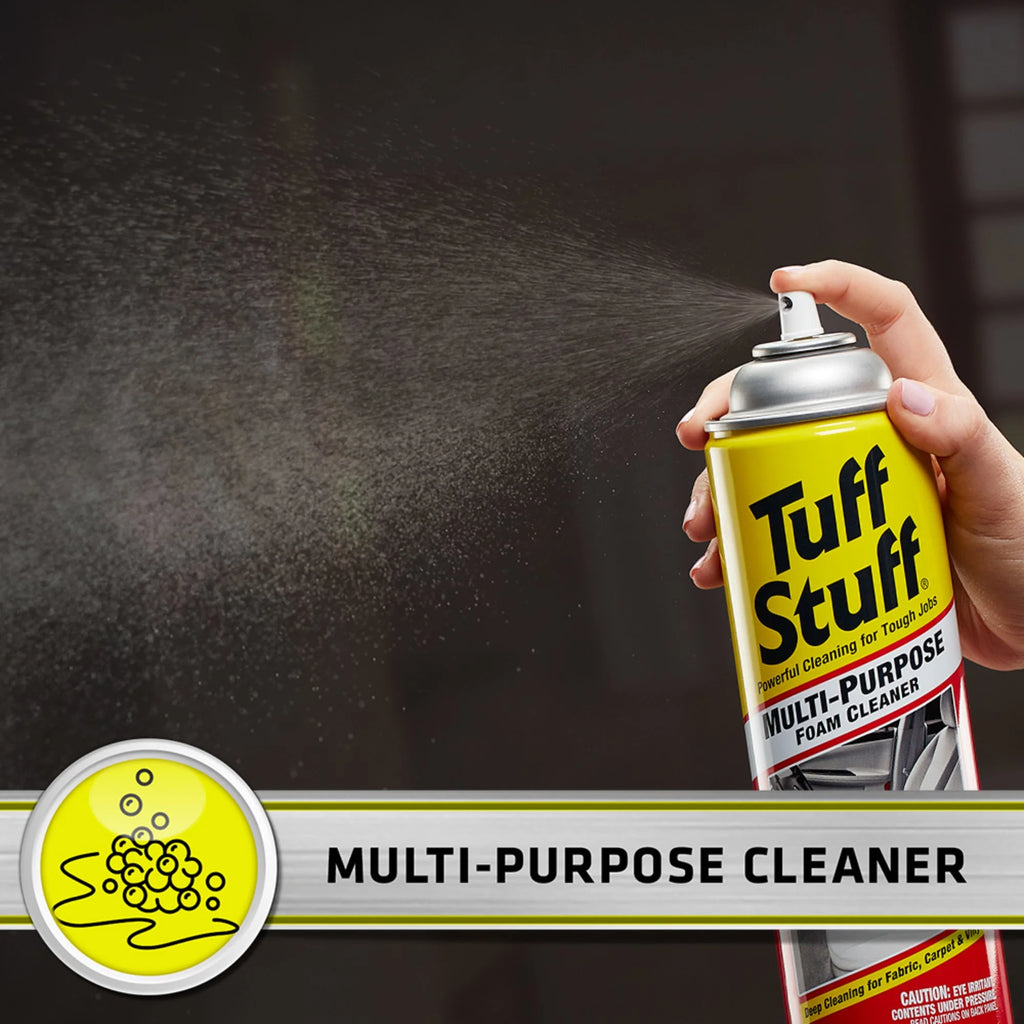 Revitalize Your Ride with Tuff Stuff Multi-Purpose Foam Cleaner - 22 OZ (2 Pack) for Ultimate Car Detailing