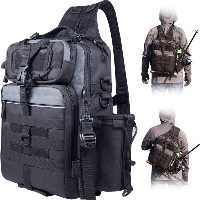 BLISSWILL Large Water-Resistant Fishing Backpack - Your Ultimate Outdoor Tackle Companion